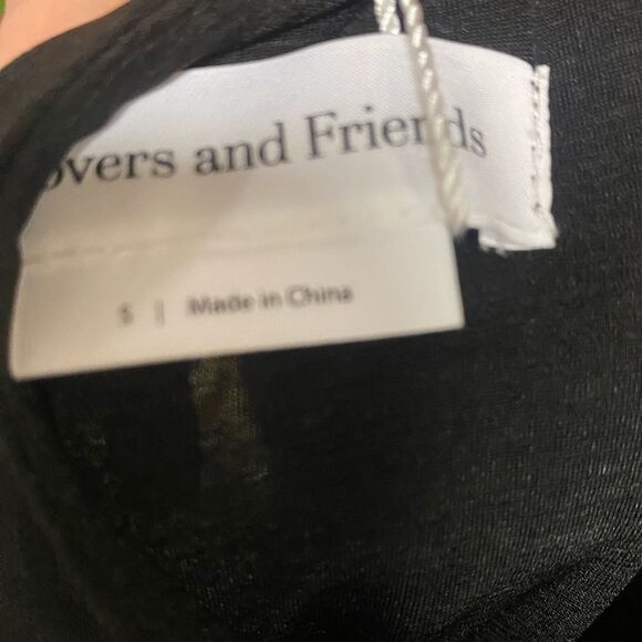 Lovers + Friends Black Halter Maxi Dress x Anja Dujković Ula backless Revolve S - Picture 9 of 9